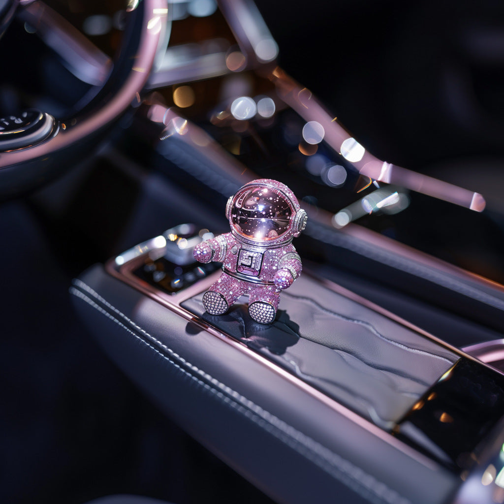 Lingxin Jewelry Astronaut Brooch European Home Decor Car Accessories Birthday Gift
