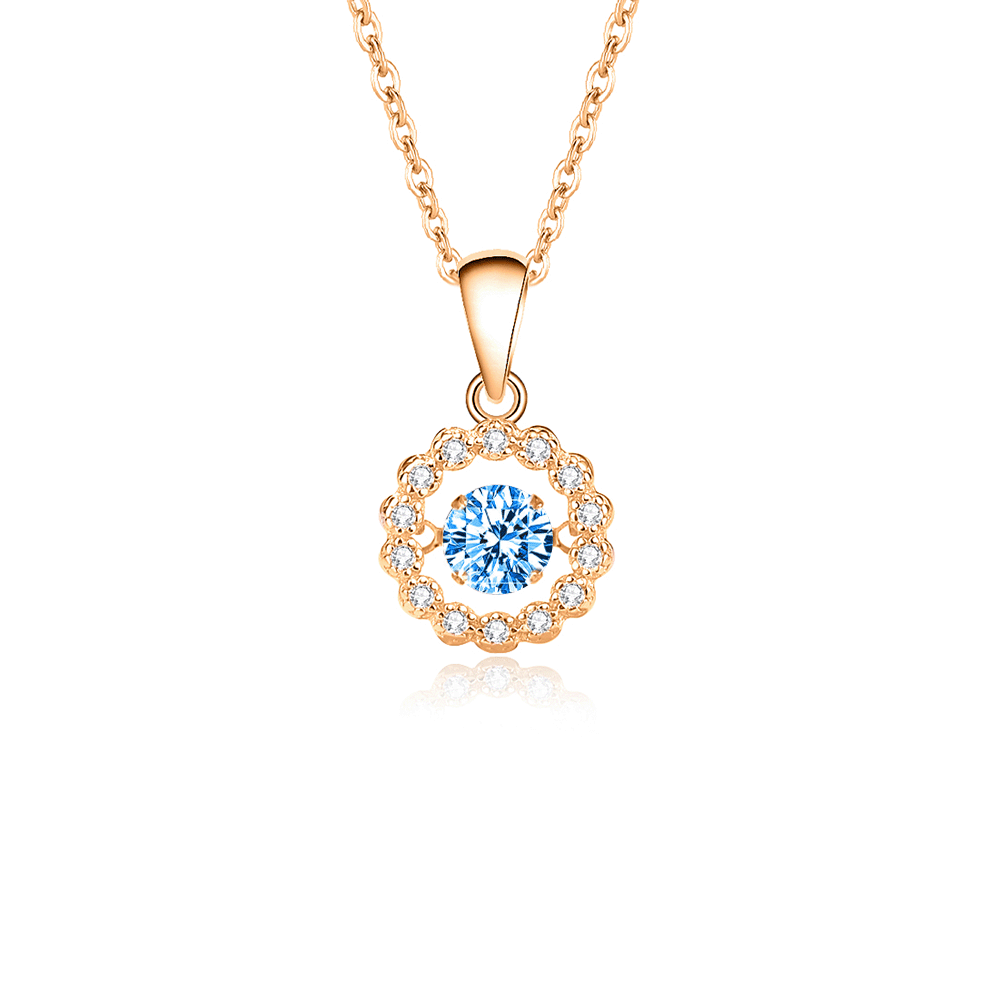 New S925 pure silver minimalist forest style sunflower necklace, niche pendant, agile collarbone chain