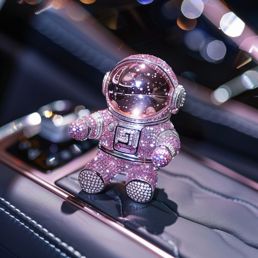 Lingxin Jewelry Astronaut Brooch European Home Decor Car Accessories Birthday Gift