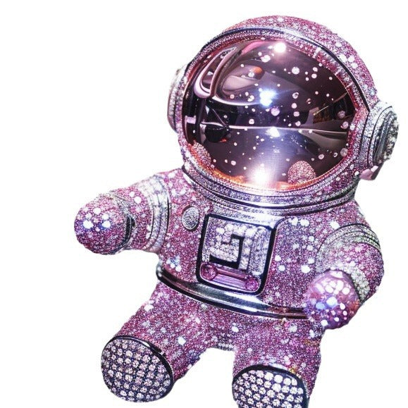 Lingxin Jewelry Astronaut Brooch European Home Decor Car Accessories Birthday Gift