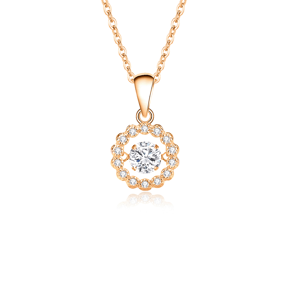 New S925 pure silver minimalist forest style sunflower necklace, niche pendant, agile collarbone chain