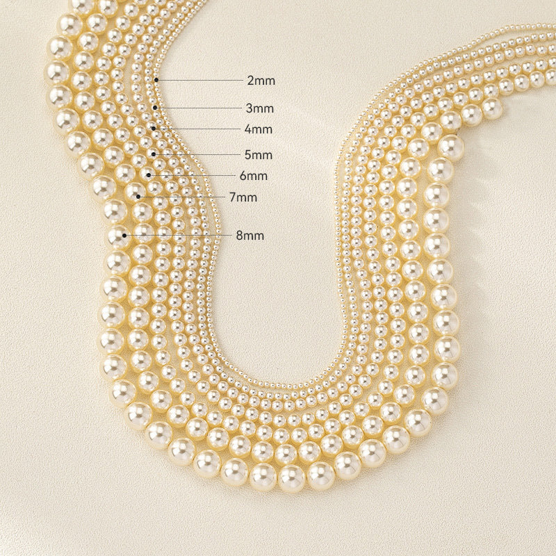 925 silver starry sky pearl necklace sweater chain versatile temperament light luxury collarbone chain
