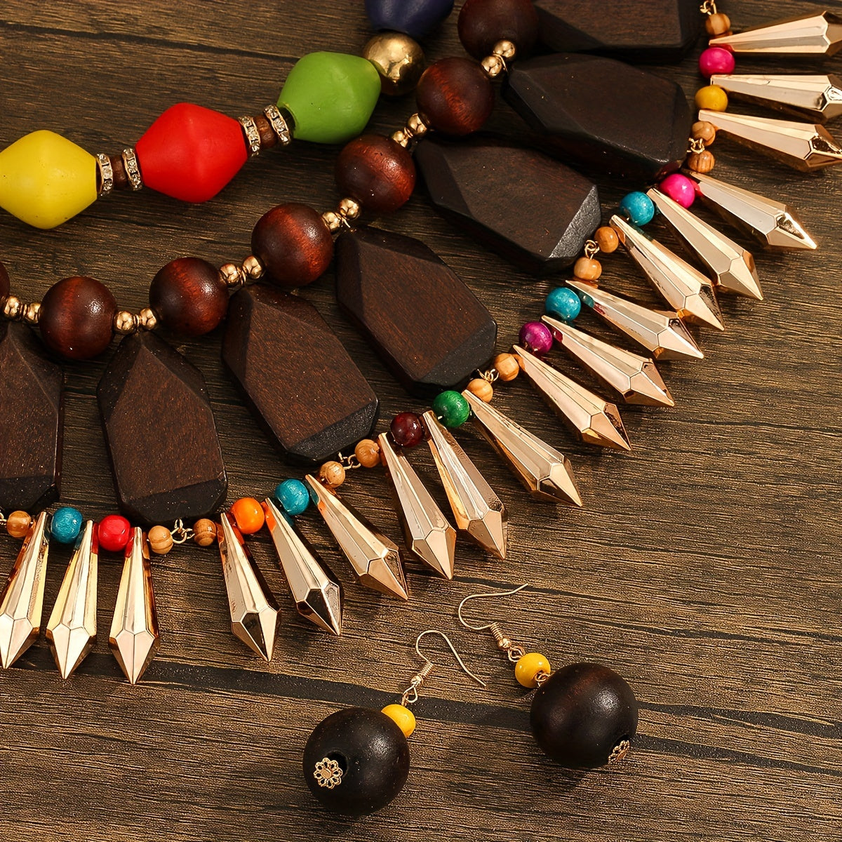 necklace  Multi-layered multi-color Arabic style  necklace