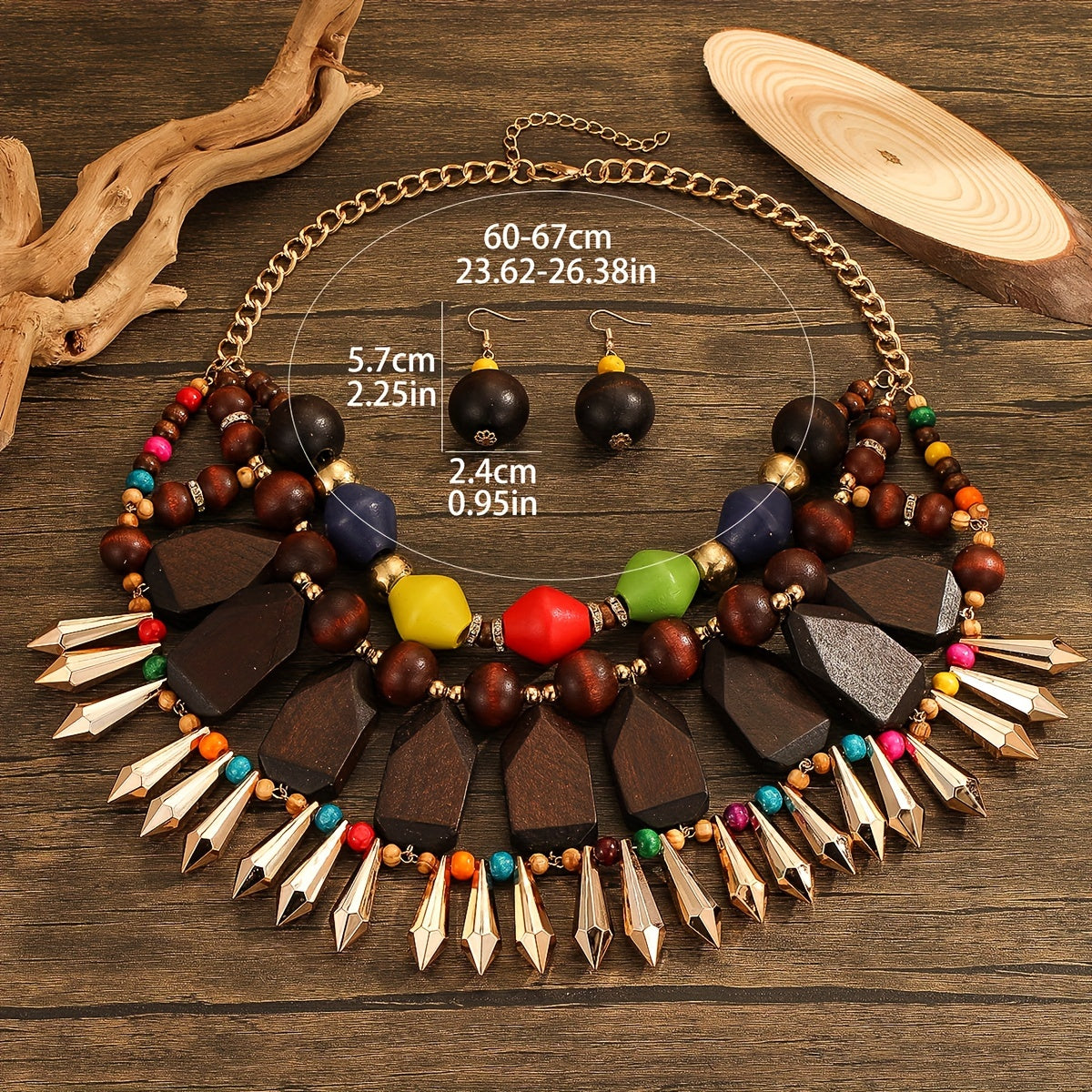 necklace  Multi-layered multi-color Arabic style  necklace