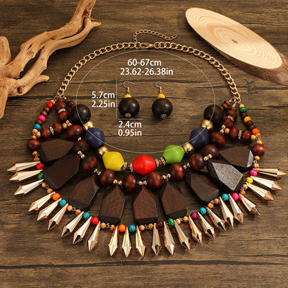 necklace  Multi-layered multi-color Arabic style  necklace