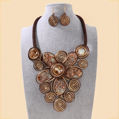 necklace  Handmade jewelry set with earrings and necklace