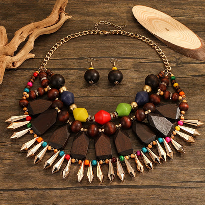 necklace  Multi-layered multi-color Arabic style  necklace