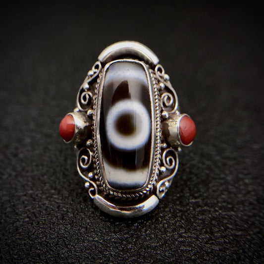ring  Tibetan Nepalese handmade copper and silver plated jewelry collection   Wholesale is available starting from 30 pieces.