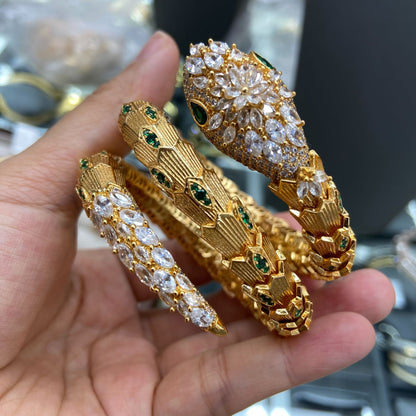 WRAN new five piece snake necklace bracelet earring set