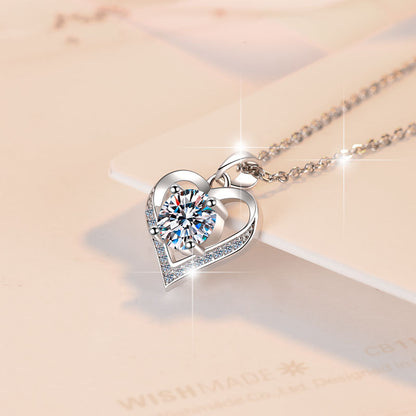 Serpentine necklace 925 silver plated 18K gold three circle full diamond scale ring activity elegant and fashionable