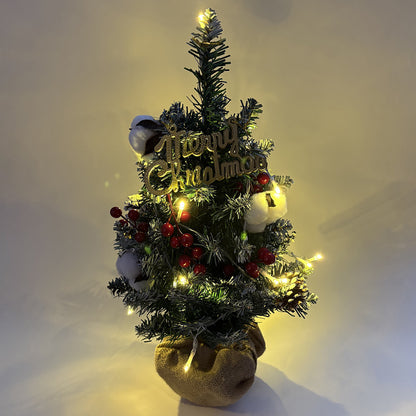 New luminous mini 53cm simulated LED Christmas tree Christmas decoration ornament