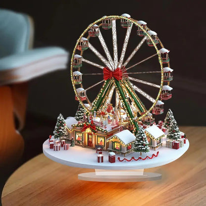 Ferris wheel logo, home desktop decoration, Christmas decoration