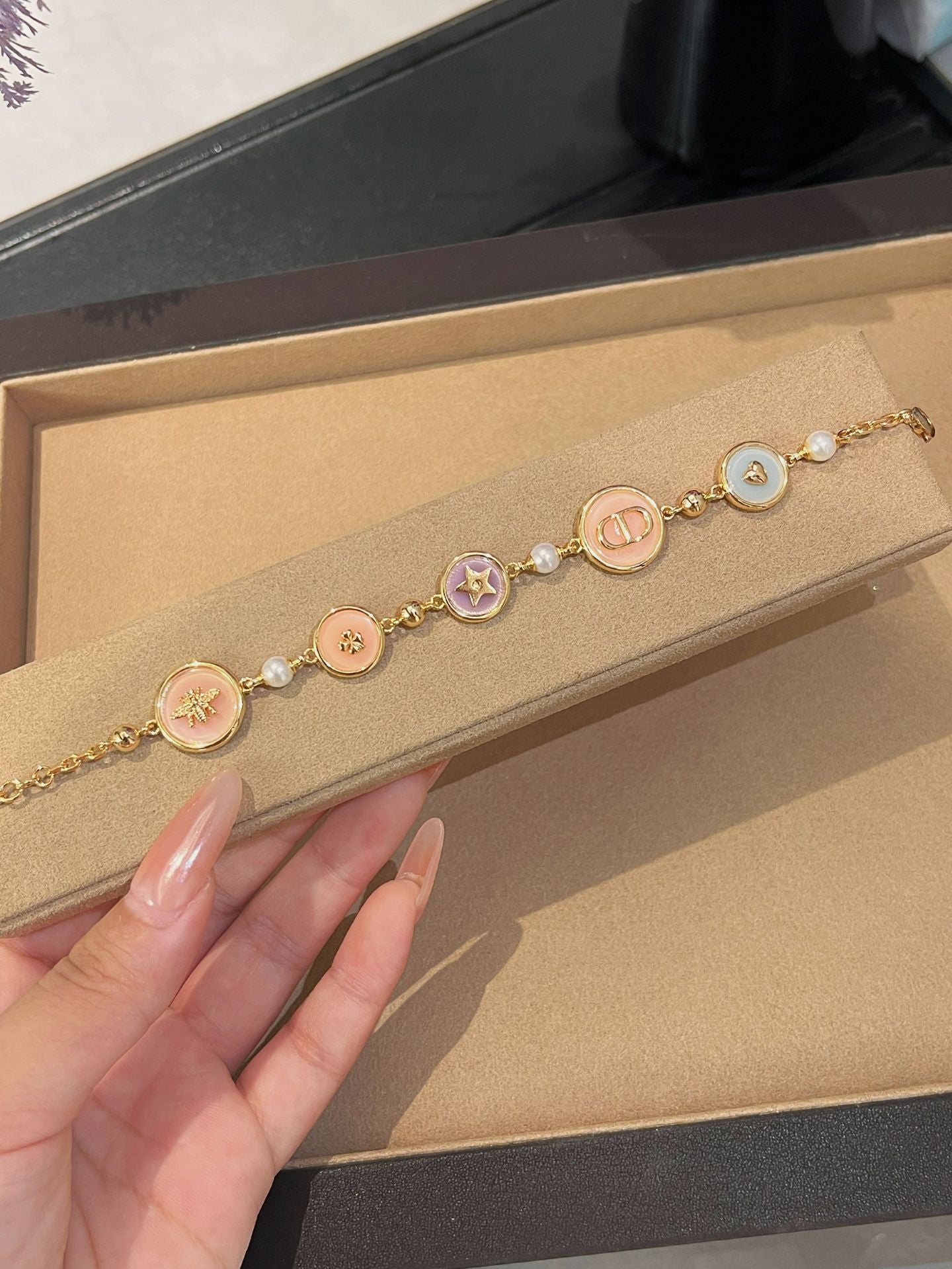 New Dijia Candy Macaron Pentagram Necklace