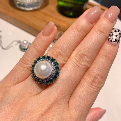 New Emerald Australian Pearl Earrings, Rings, Necklaces, Air Earrings, Fashion Accessories
