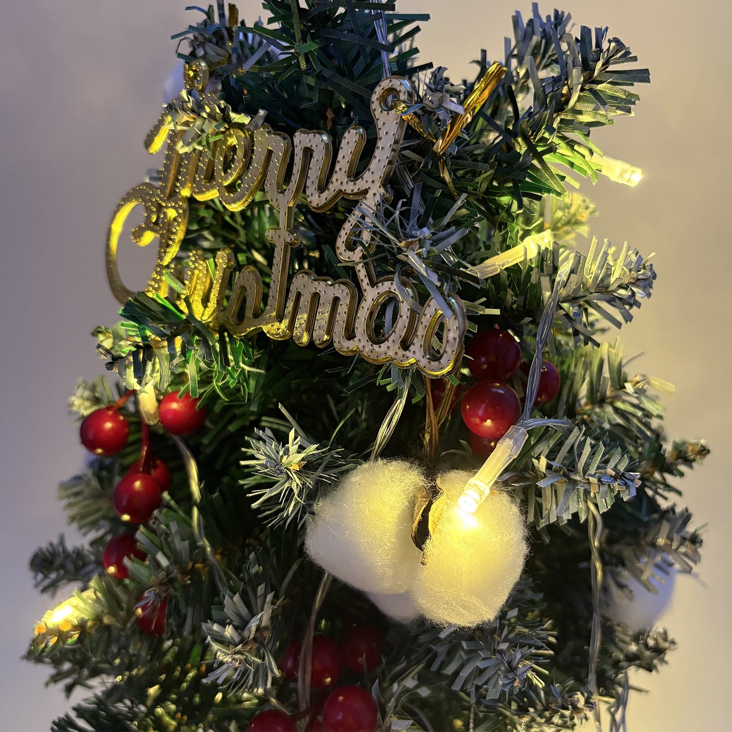 New luminous mini 53cm simulated LED Christmas tree Christmas decoration ornament