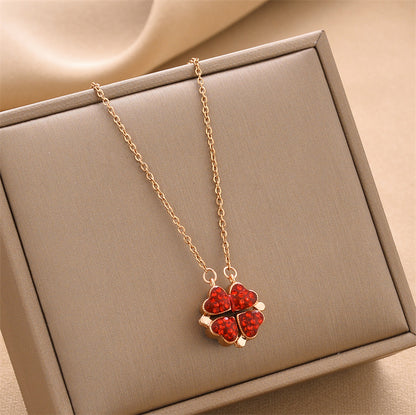 Creative titanium steel necklace, fashionable accessory, collarbone chain