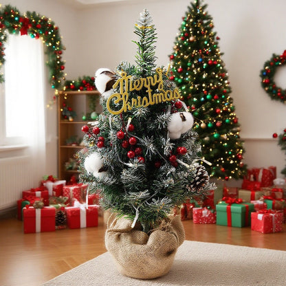 New luminous mini 53cm simulated LED Christmas tree Christmas decoration ornament