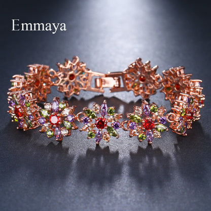 Fashion Color Zircon Bracelet Series Women's Fashion Jewelry Wholesale