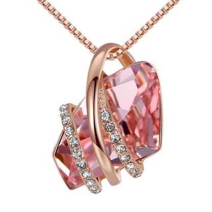 Amazon Hot Selling New Hope Stone Pendant Necklace Fashion Jewelry