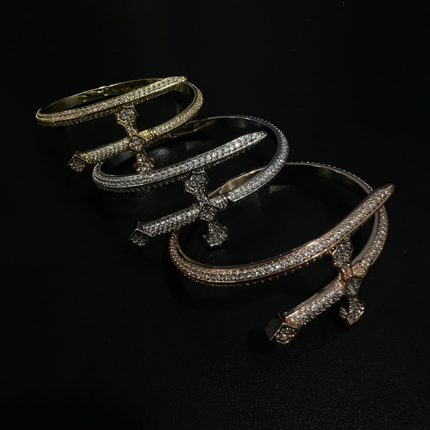 bracelet  Hip-hop ancient cute European and American new product Sword of Justice bracelet copper inlaid with zirconium