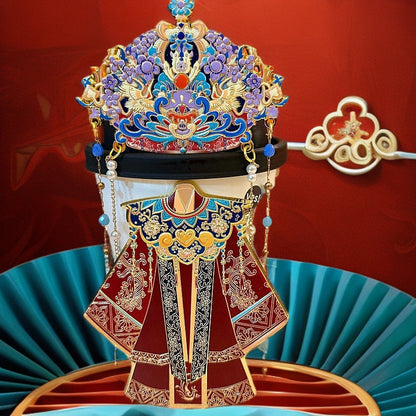 Authentic new Fengguan Xiayu metal refrigerator with cultural and creative ancient style art souvenirs for the New Year