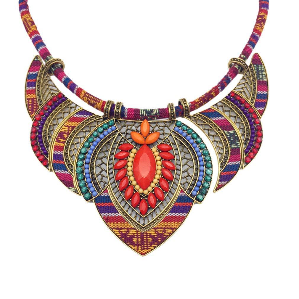 Tribal jewelry, ethnic style, colorful necklaces, tribal bead collars, necklaces, clothing, necklaces