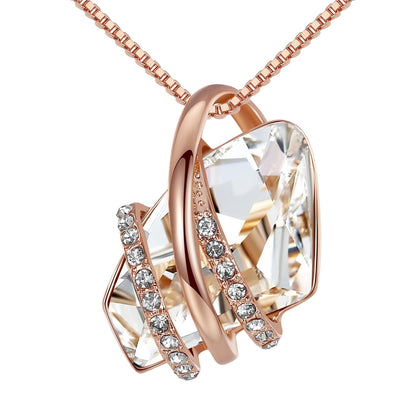 Amazon Hot Selling New Hope Stone Pendant Necklace Fashion Jewelry