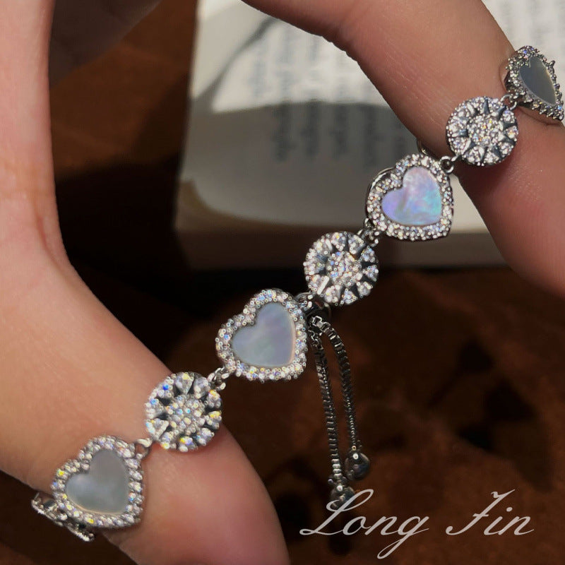 French Retro Shell Love Bracelet Fashion Handmade