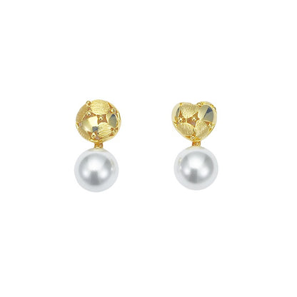 Fashion jewelry pearl earrings S925 pure silver source factory can customize according to pictures