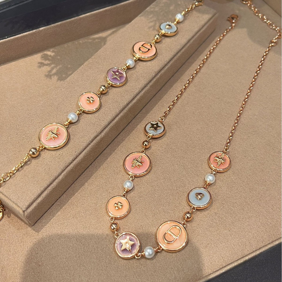 New Dijia Candy Macaron Pentagram Necklace