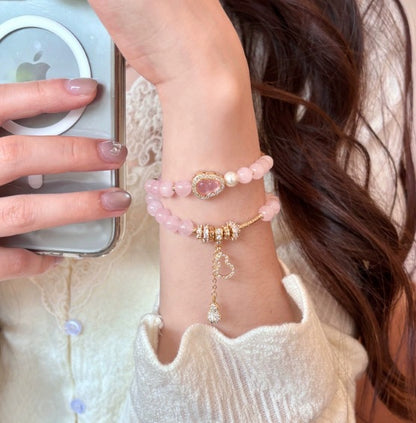 Gilded Years Natural Yellow Crystal Gourd Bracelet Hand Chain Accessories