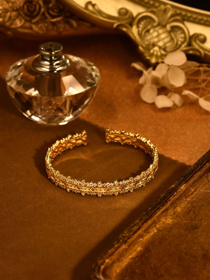 Italian fashion retro diamond studded bracelet, Buchira silk like hand accessory