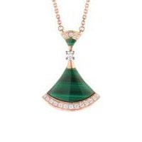 High end fan-shaped necklace, silver necklace, shell shape, 2025 new item, give your girlfriend a Valentine's Day gift