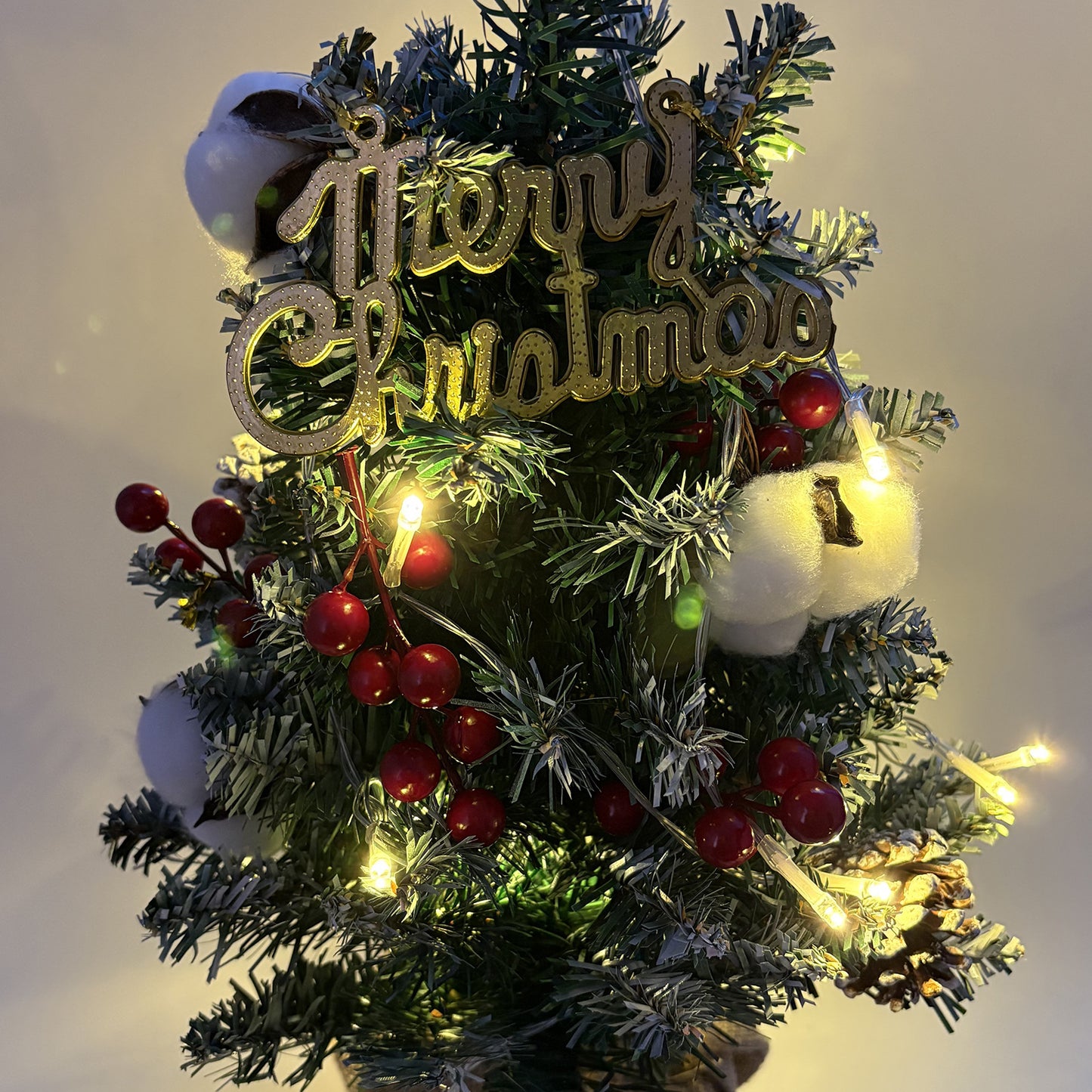 New luminous mini 53cm simulated LED Christmas tree Christmas decoration ornament