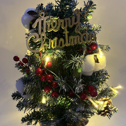 New luminous mini 53cm simulated LED Christmas tree Christmas decoration ornament