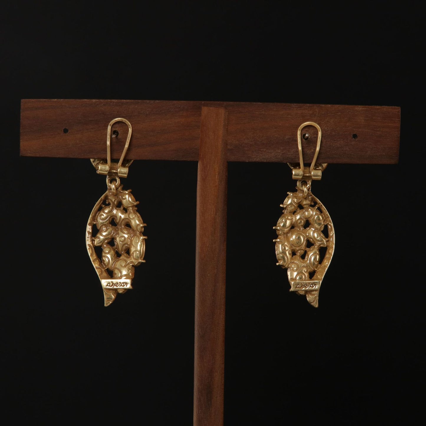Vintage zirconia cicada wing earrings necklace with medieval style, European and American style jewelry set