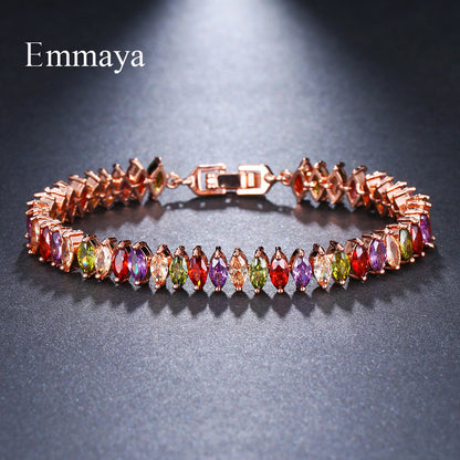 Fashion Color Zircon Bracelet Series Women's Fashion Jewelry Wholesale