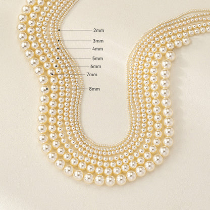 925 silver starry sky pearl necklace sweater chain versatile temperament light luxury collarbone chain