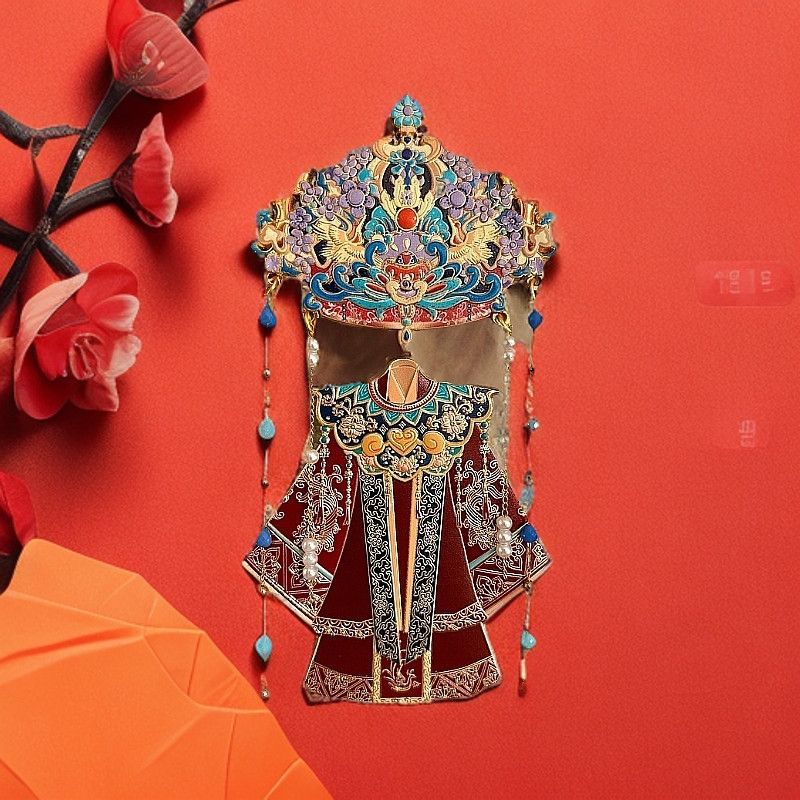 Authentic new Fengguan Xiayu metal refrigerator with cultural and creative ancient style art souvenirs for the New Year