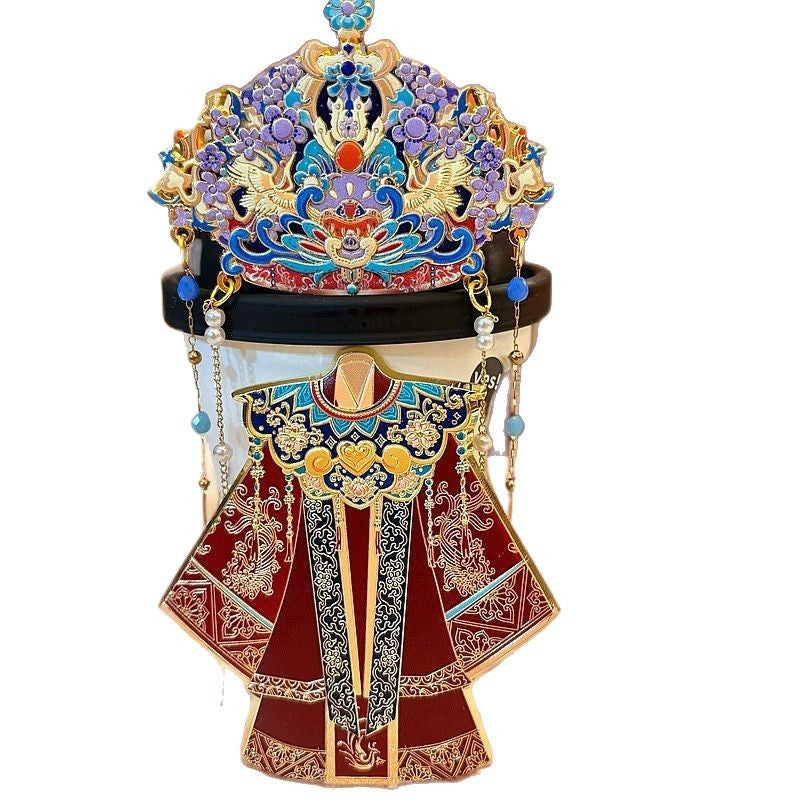 Authentic new Fengguan Xiayu metal refrigerator with cultural and creative ancient style art souvenirs for the New Year