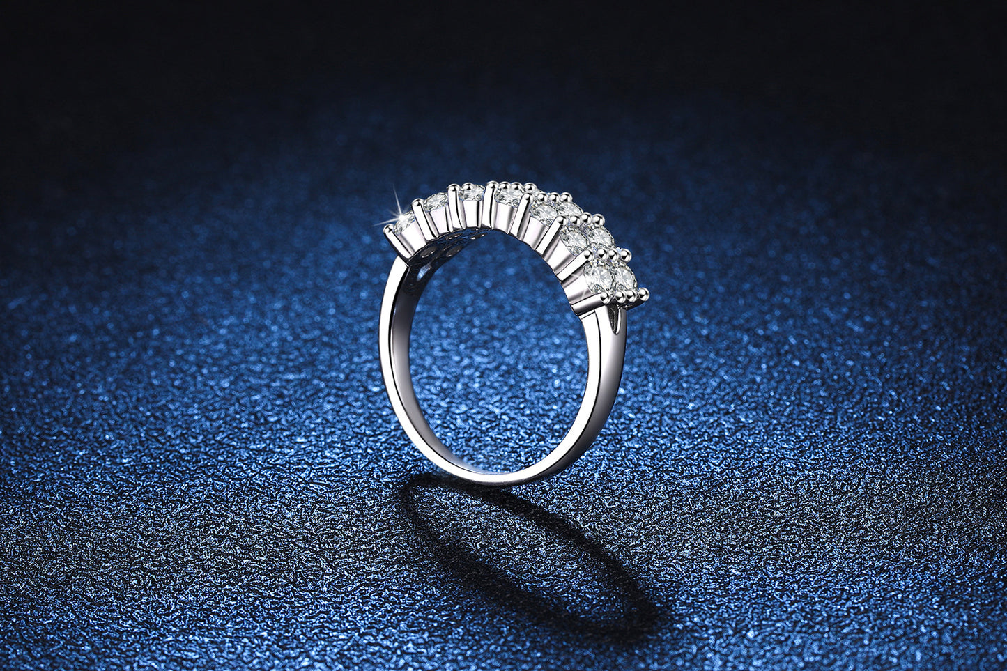 ring  925 silver ring Mosan diamond ring