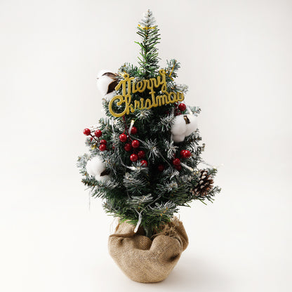 New luminous mini 53cm simulated LED Christmas tree Christmas decoration ornament