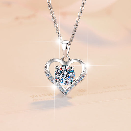 Serpentine necklace 925 silver plated 18K gold three circle full diamond scale ring activity elegant and fashionable