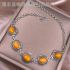 necklace  Old wax bracer S925 silver inlaid silver silver Nepal as old ancient silver beeswax silver jewelry