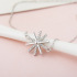 necklace  Guanming silver jewelry sterling silver hand jewelry Korean style sunflower micro-embellished bracelet for women