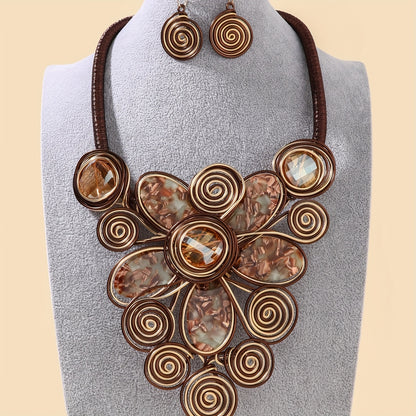 necklace  Handmade jewelry set with earrings and necklace