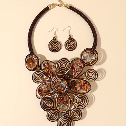 necklace  Handmade jewelry set with earrings and necklace
